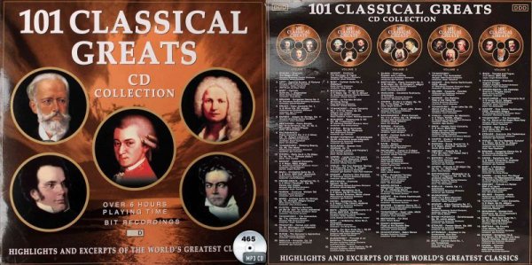 画像1: 465■101 Classical Greats クラシック音楽 CD (1)