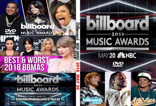 画像1: 2018 Billboard Music Awards DVD  Bruno Mars Ed Sheeran taylor swift (1)