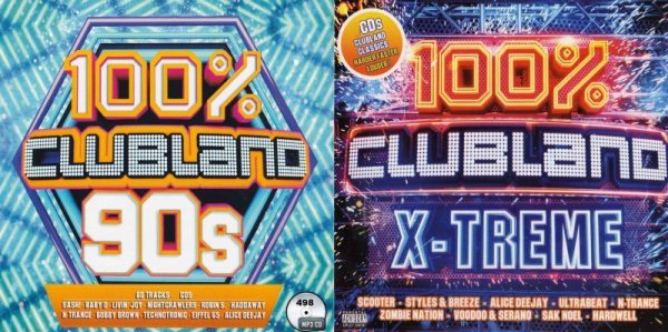 画像1: 498■100% Clubland 90's + Clubland Extreme C+C Music Factory Scooter CD (1)