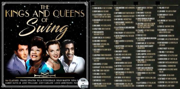 画像1: 528■The Kings & Queens of Swing Paul Anka Vera Lynn Dean Martin Frank Sinatra Nat King Cole CD (1)