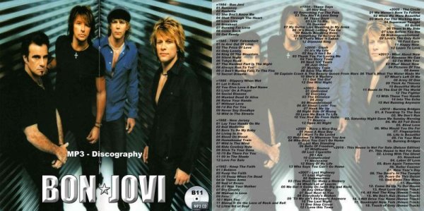 画像1: B11■ボン・ジョヴィ 2020 Bon Jovi Discography MP3CD (1)