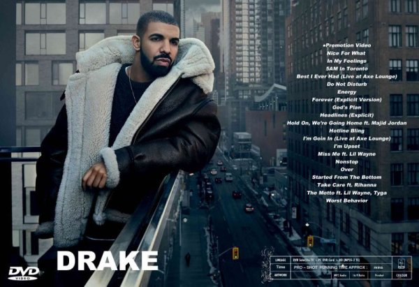 画像1: ドレイク 2018 高画質プロモ Drake DVD (1)