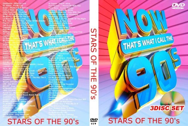 画像1: 11▼3枚 90年代ベスト106曲STARS OF THE 90's (ACE OF BASE Culture Beat Inner Circle DVD (1)