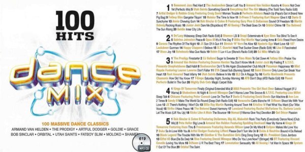 画像1: 619■100 Hits Dance Mix (Prodigy Basement Jaxx CD (1)