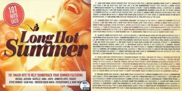 画像1: 631■101 Hits Long Hot Summer(Abba Stevie Wonder Michael Jackson Jennifer Lopez CD (1)