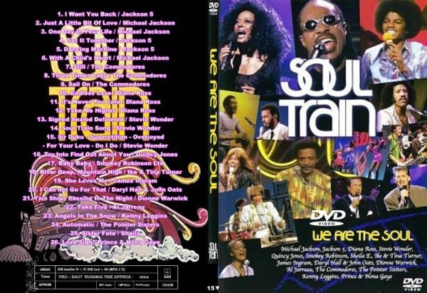 画像1: 15▼Soul Train - We Are The Soul (Michael Jackson Diana Ross Prince Stevie Wonder DVD (1)