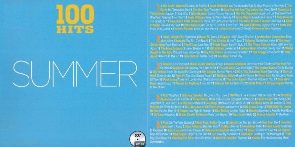 画像1: 637■100 HITS SUMMER (Pitbull Wham Nolans Ricky Martin Cyndi Lauper CD (1)