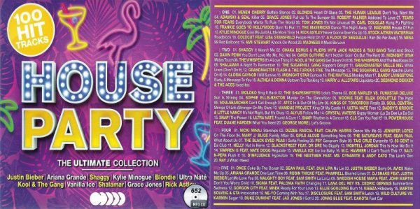 画像1: 652■HOUSE PARTY - THE ULTIMATE COLLECTION (Justin Bieber Ariana Grande Kylie Minogue CD (1)