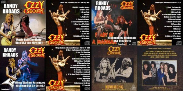 画像1: OZ■4枚ランディローズ貴重サウンドボード音源 Ozzy Osbourne オジーオズボーンRandy Rhoads CD (1)