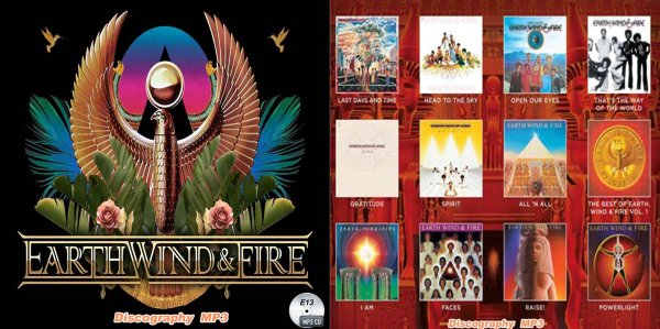 画像1: E13■アース・ウインド & ファイアー 16アルバム Discography Earth, Wind & Fire MP3 CD (1)