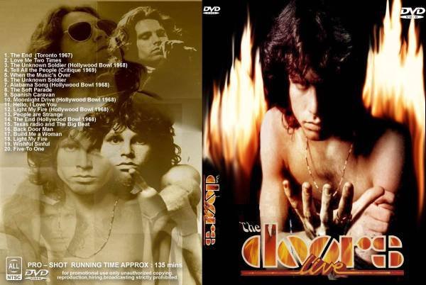 画像1: ドアーズ レアライブ集全高画質 The Doors ジムモリスン DVD (1)