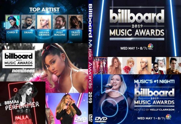 画像1: 2019 Billboard Music Awards DVD Mariah Carey Paula Abdul Ariana Grande Taylor Swift (1)