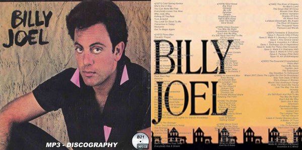画像1: B21■BILLY JOEL 全スタジオアルバム +36曲究極ベスト ビリー・ジョエル MP3 CD (1)