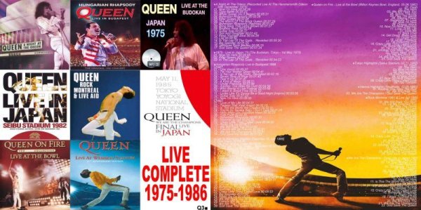 画像1: Q3■クイーン 全サウンドボード LIVE 1975-1986 Queen MP3 CD (1)
