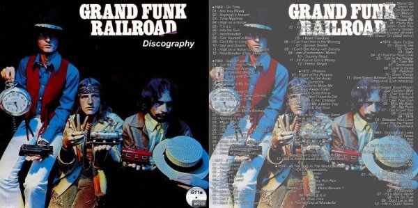 画像1: G11■グランドファンクレイルロード全スタジオ・アルバム Discography Grand Funk Railroad MP3-CD (1)