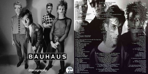 画像1: B23■バウハウス 全スタジオ・アルバム。ライブアルバム ベストアルバム Discography Bauhaus MP3-CD (1)