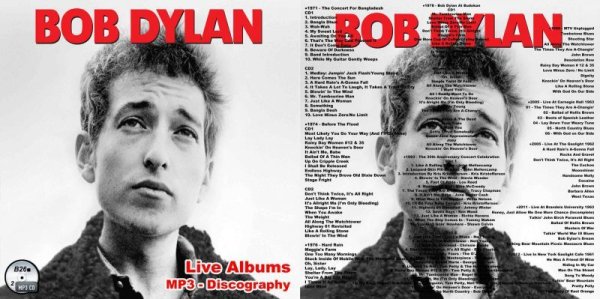 画像1: B26-2■ボブ・ディラン ライブアルバム集 Bob Dylan MP3CD (1)