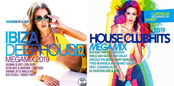 画像1: 533■2019 Ibiza Deephouse House Clubhits Megamix 200曲 14時間 CD (1)