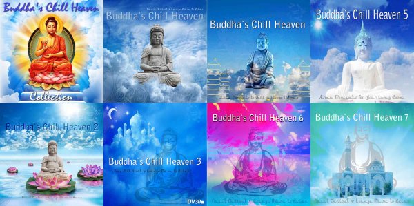 画像1: DV30■Buddha's Chill Heaven 仏陀 176曲 (2014-2019 Lounge Chillout DVD MP3 (1)