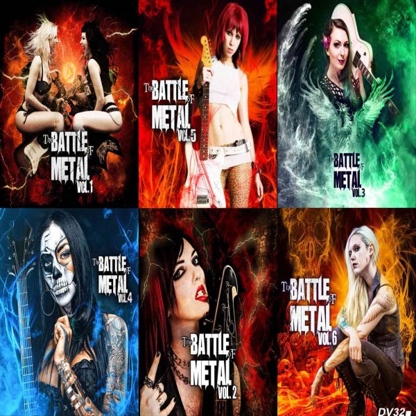 画像1: DV32■The Battle of Metal(2015-2019) 350曲 (Slipknot Ozzy Osbourne Nightwish DVD MP3 (1)