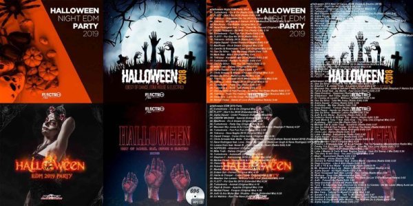 画像1: 696■Halloween Night EDM 140曲 ハロウィン House Club Dance EDM CD (1)