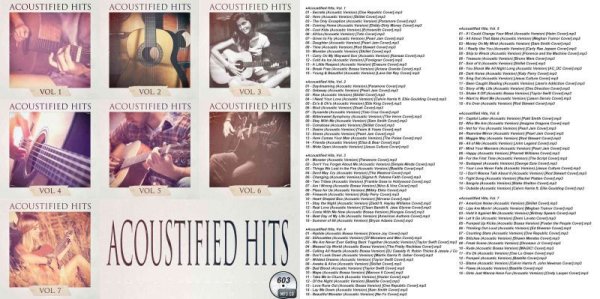 画像1: 603■極上アコースティック Acoustified Hits Vol.1-7 CD (1)