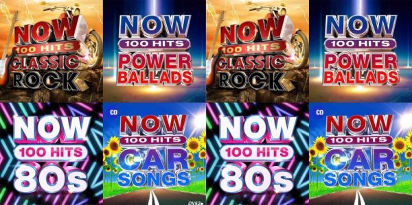 画像1: DV62■NOW 100 HITS 400曲 80s Car Songs Classic Rock Power Ballads MP3 DVD (1)