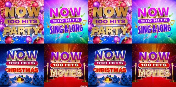 画像1: DV63■NOW 100 HITS 400曲 Party Christmas Movies Sing-A-Long MP3 DVD (1)