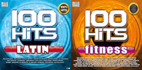 画像1: 33■100 Hits Latin■100 Hits Fitness 全200曲ラテン+フィットネス MP3CD (1)