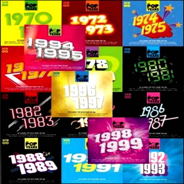 画像1: DV190■560曲 The Pop Years 1970-1999 MP3DVD (1)