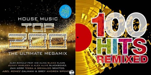 画像1: 750■300曲 House Top 200■100 Hits Remixed CD (1)