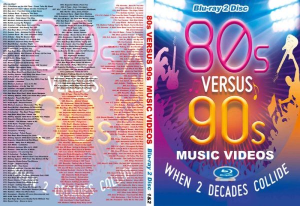 画像1: ブルーレイ４枚80〜90年代 洋楽PV集Madonna Bon Jovi Michael Jackson Britney Spears Guns N' Roses (1)
