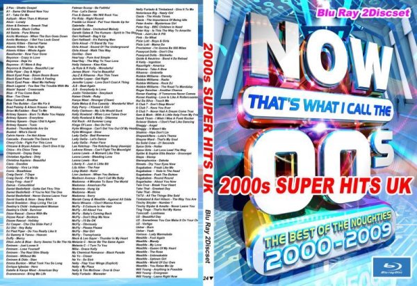 画像1: ブルーレイ24▼2枚 00s 2000s Super Hits UK 14時間 228曲 全高画質 (1)