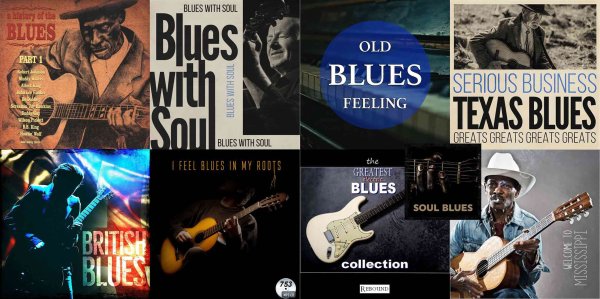 画像1: 753■222曲 Blues Collection 9タイトルオムニバス CD (1)