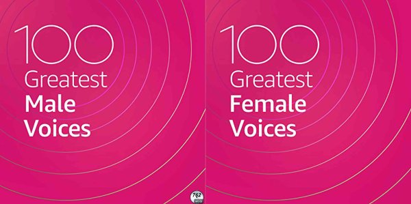 画像1: 762■200曲 100 Greatest Female Voices■Male Voices CD (1)