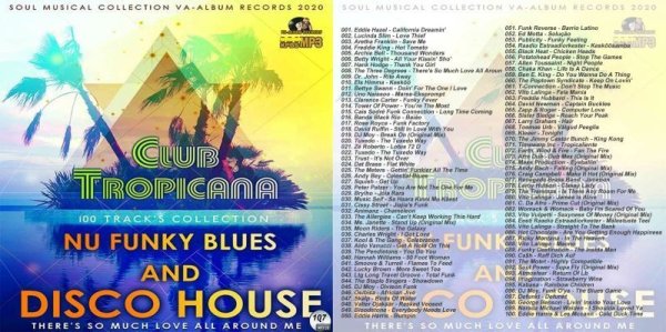 画像1: 107■100曲 Club Tropicana Nu Funky Blues And Disco House CD (1)