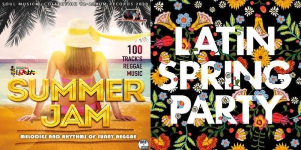 画像1: 605■200曲 Summer Jam Sunny Reggae■Latin Spring Party レゲエラテン CD (1)