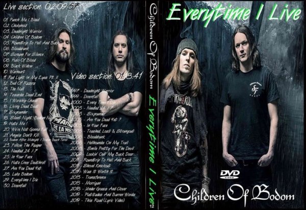 画像1: 12 2枚 チルドレンオブボドム Everytime I Live Children Of Bodom DVD (1)