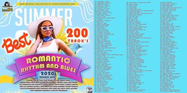 画像1: 768■200曲 Romantic RnB 200 Best Summer Songs R&B Soul CD (1)