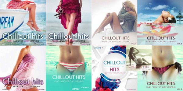 画像1: DV224■540曲 Chillout Hits Vol.1〜9 9タイトル MP3DVD (1)