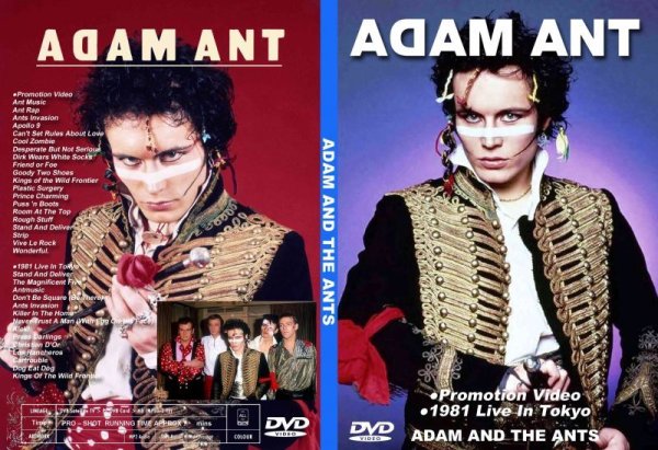 画像1: アダム&ジ・アンツ プロモ+ジャパンライブ1981 Adam and the Ants DVD (1)