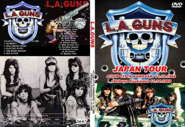 画像1: L.A GUNS 2本立ジャパンライブ 1988 LA GUNS DVD (1)