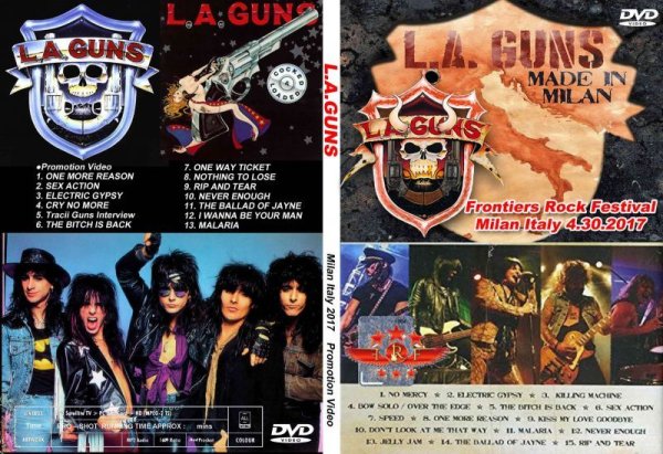 画像1: L.A GUNS 2017ミラン+高画質プロモ集 LA GUNS DVD (1)