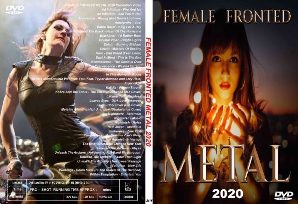 画像1: 38▼女性メタル 2020 39曲 FEMALE FRONTED METAL DVD (1)