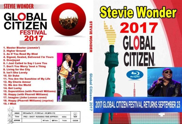 画像1: ブルーレイ スティービー・ワンダー 2017 Global Citizens 超高画質プロショット STEVIE WONDER (1)