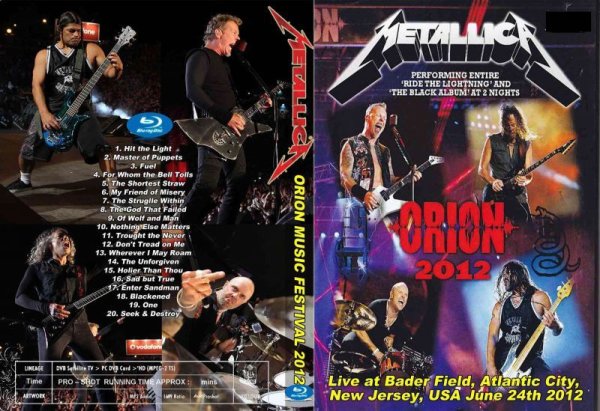 画像1: ブルーレイ メタリカ Orion 2012「Black Album」 Metallica (1)