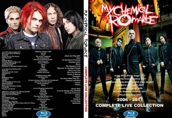 画像1: ブルーレイ マイ・ケミカル・ロマンス 2006-2011 ライブ集 My Chemical Romance (1)