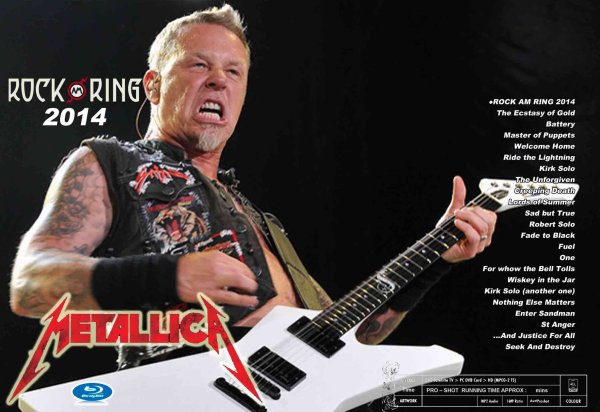 画像1: ブルーレイ メタリカ 2014 ROCK AM RING METALLICA DVD (1)