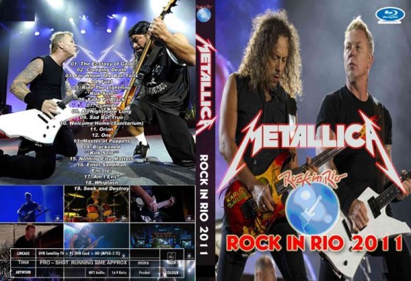 画像1: ブルーレイ メタリカ RIO 2011 METALLICA DVD (1)