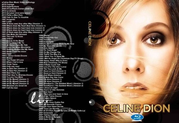 画像1: ブルーレイ セリーヌディオン 2020全81曲 高画質プロモ Celine Dion (1)